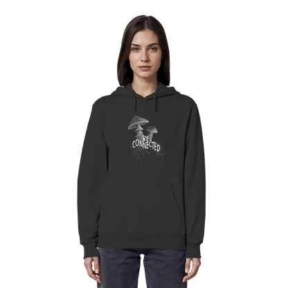 Be Connected Panther-Pilz - Organic Hoodie