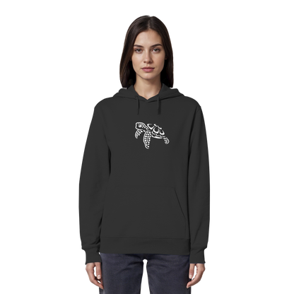 schwimmende Meeres-Schildkröte - Organic Hoodie