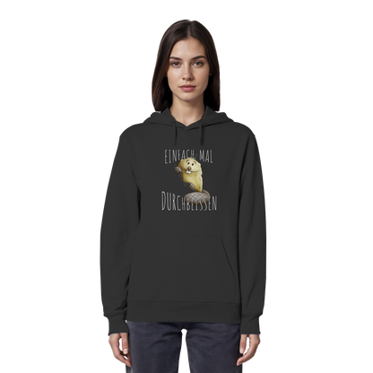 Einfach mal Durchbeissen Biber - Organic Hoodie