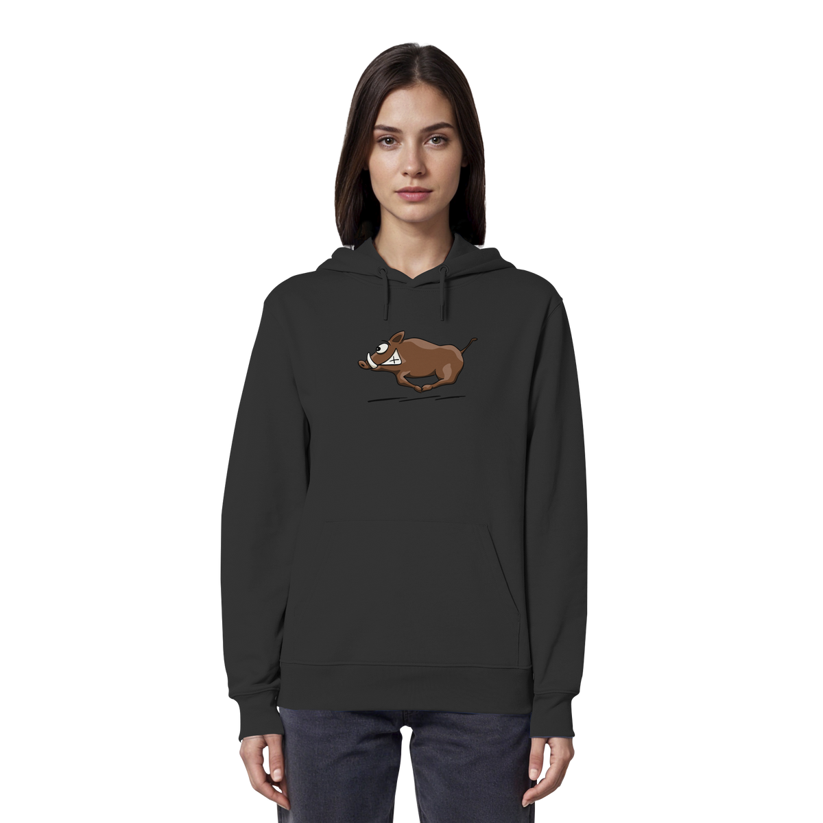 sauwildes Wildschwein | Wildsau  - Organic Hoodie