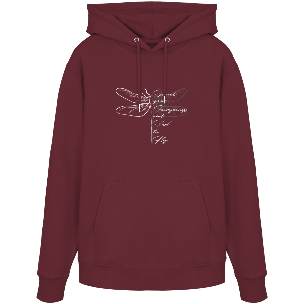 Breite die Flügel aus und flieg los | Libelle - Organic Hoodie