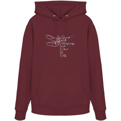 Breite die Flügel aus und flieg los | Libelle - Organic Hoodie