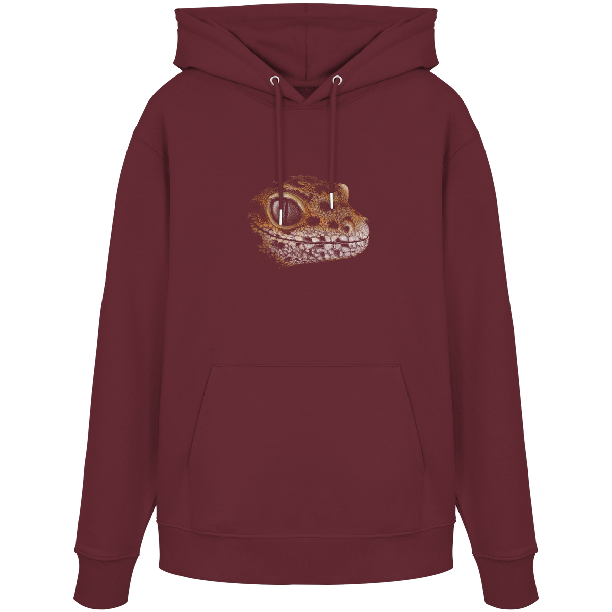 Leopard Gecko Skizze Kritzelkunst - Organic Hoodie