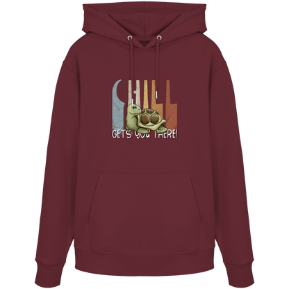 Gechillt gemütliche Schildkröte - Organic Hoodie