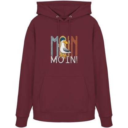 Moin Moin norddeutsche Möwe - Organic Hoodie