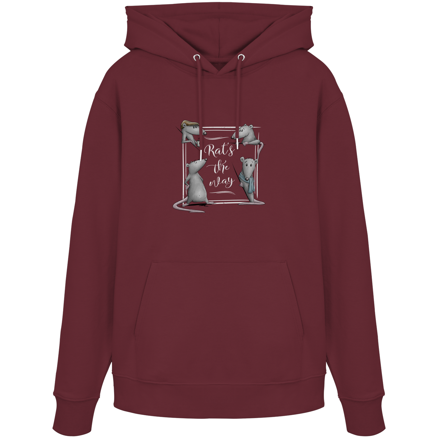 Rat’s The Way Kaffeehaus Ratten - Organic Hoodie