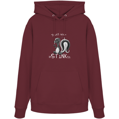 Trust Your inSTINKts Stinktier Humor - Organic Hoodie