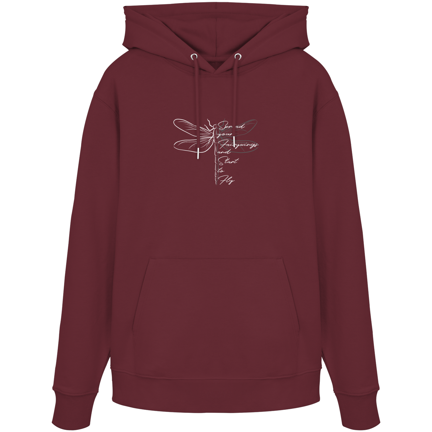 Breite die Flügel aus und flieg los | Libelle - Organic Hoodie