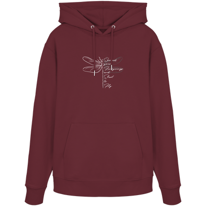 Breite die Flügel aus und flieg los | Libelle - Organic Hoodie