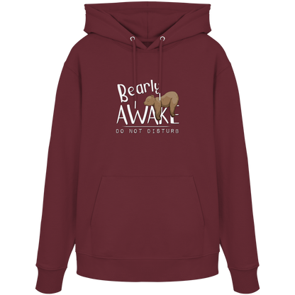 Bearly Awake Bitte nicht stören Bär - Organic Hoodie