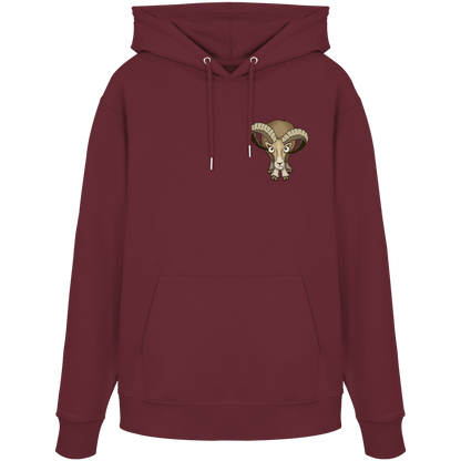 Bockiges Mufflon Widder Schafbock - Organic Hoodie