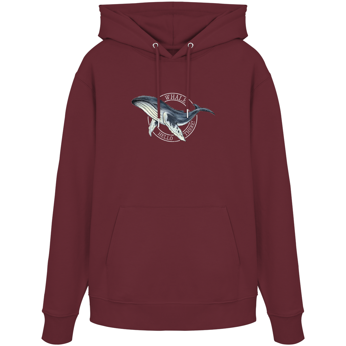 Whale, Hello There | Buckelwal - Organic Hoodie