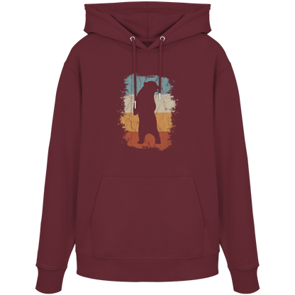 Retro Bären-Silhouette - Organic Hoodie