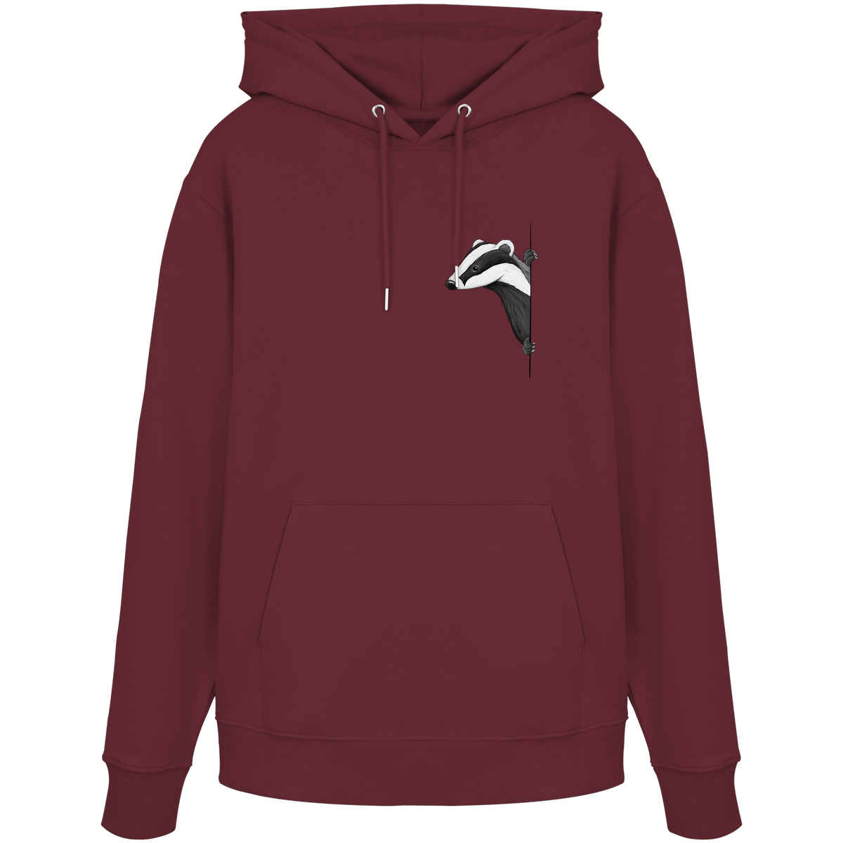 Lässiger Dachs Meister Grimbart - Organic Hoodie