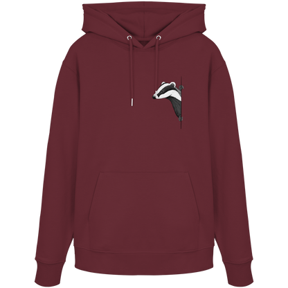 Lässiger Dachs Meister Grimbart - Organic Hoodie