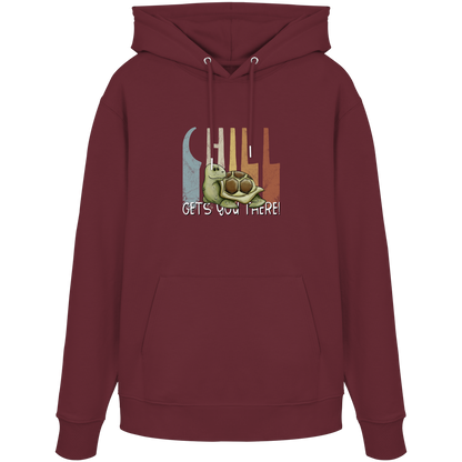 Gechillt gemütliche Schildkröte - Organic Hoodie
