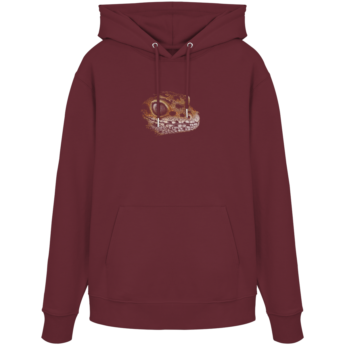 Leopard Gecko Skizze Kritzelkunst - Organic Hoodie