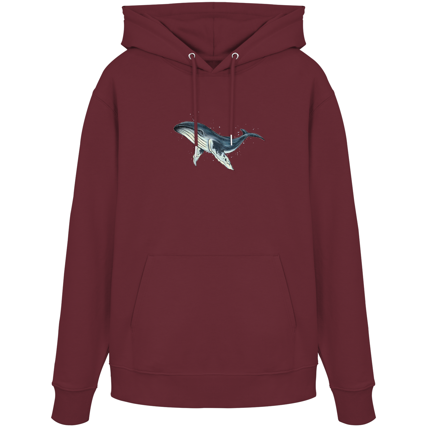 Tiefsee Ozean-Riese Buckelwal - Organic Hoodie