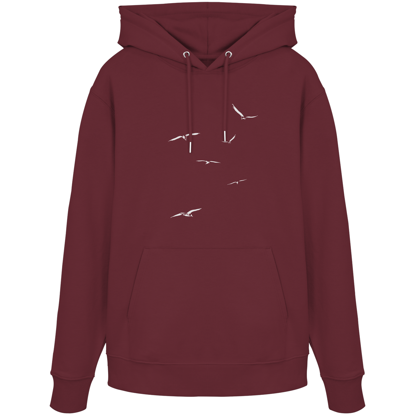 Vogelschwarm – Traum vom Fliegen - Organic Hoodie