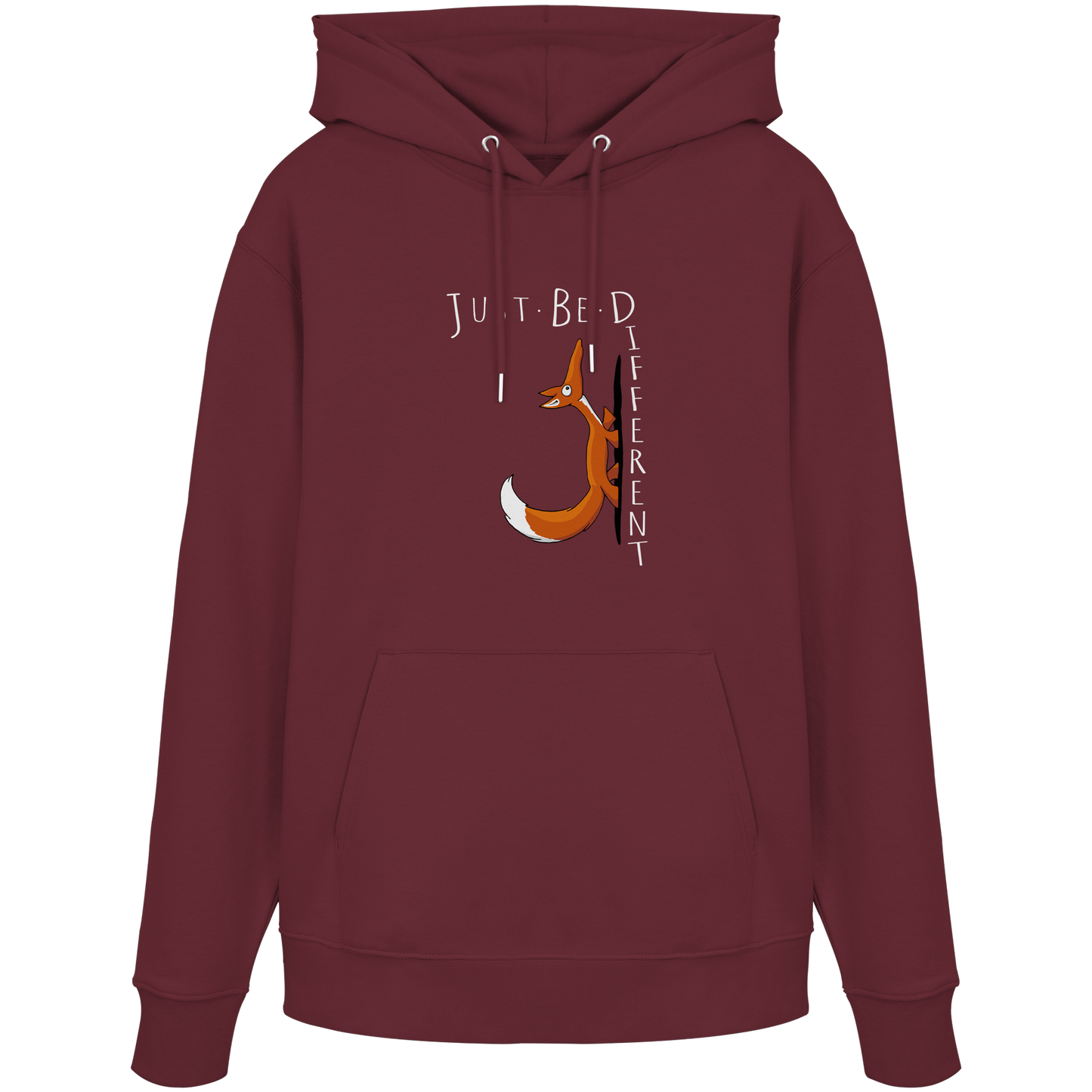 Just Be Different | Sei Anders, kleiner Fuchs - Organic Hoodie