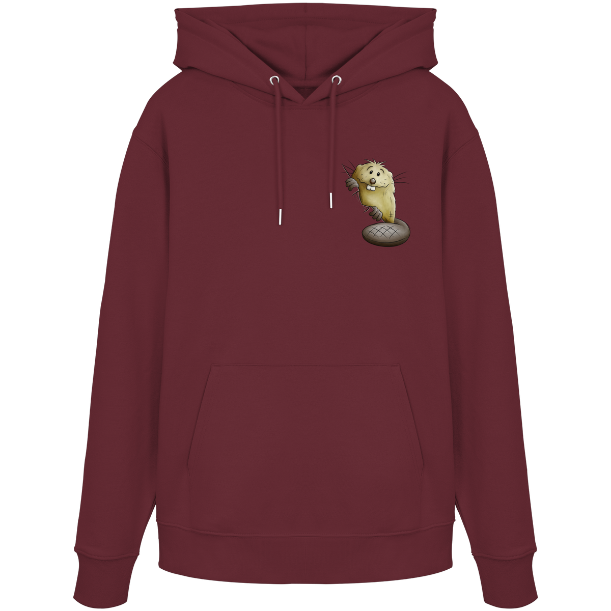 Lustiger frecher Biber - Organic Hoodie