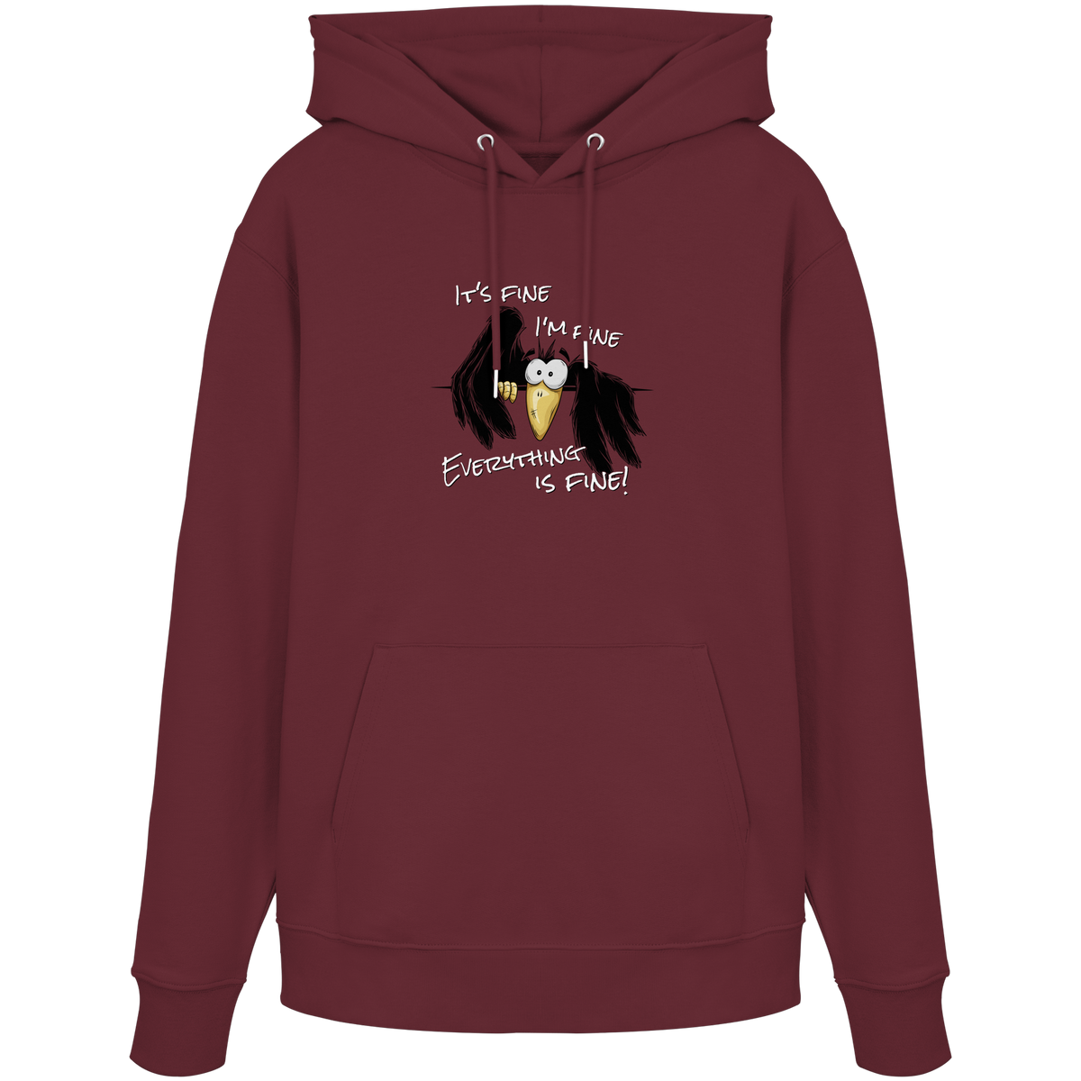 I’m Fine Rabe | Alles Gut Krähe - Organic Hoodie