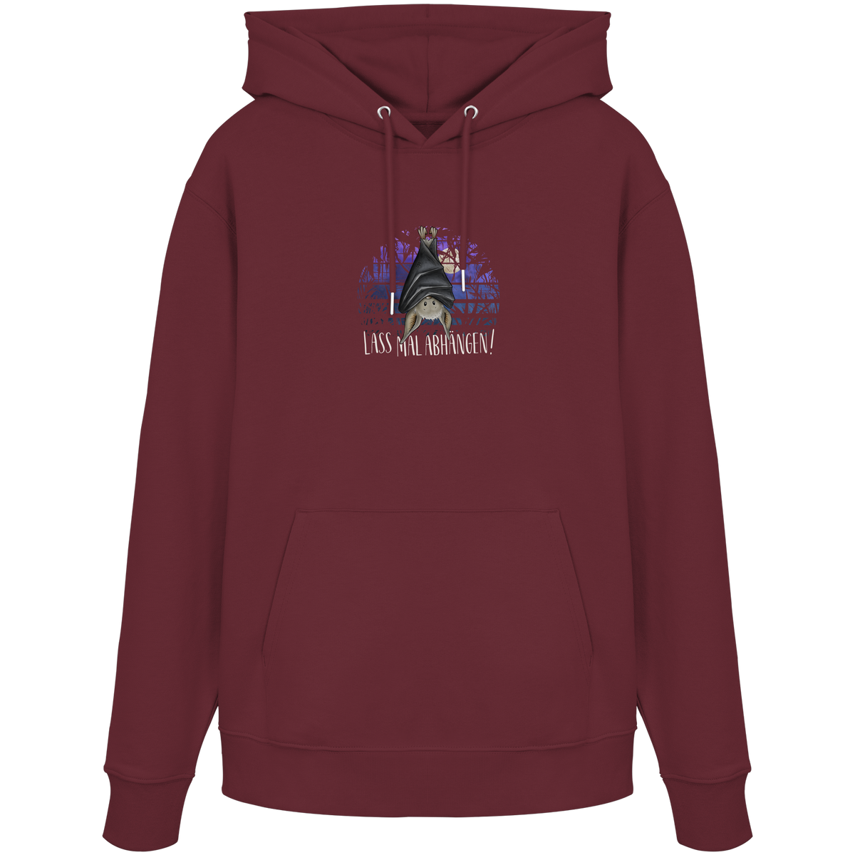 Lass mal abhängen Fledermaus - Organic Hoodie
