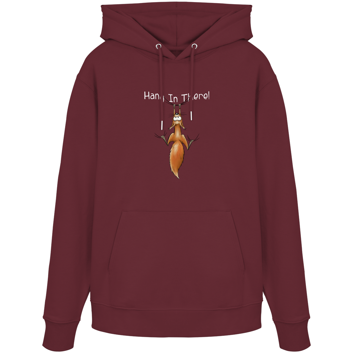 Hang In There | Lässiges Eichhörnchen - Organic Hoodie
