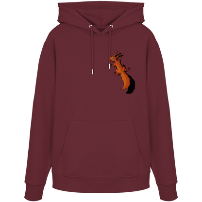 Süßes Eichhörnchen klettert - Organic Hoodie