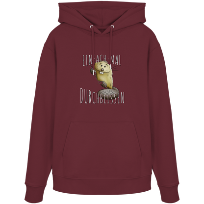 Einfach mal Durchbeissen Biber - Organic Hoodie