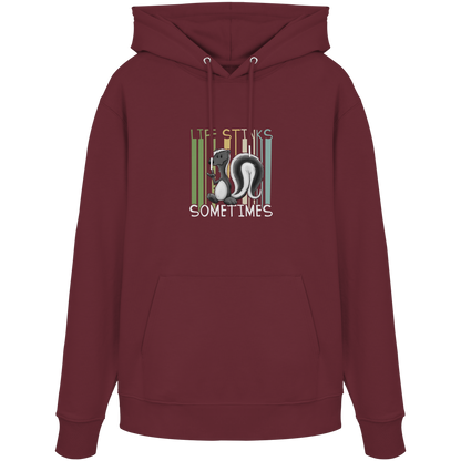 Life Stinks Sometimes Stinktier Weisheit - Organic Hoodie