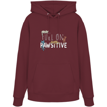 Full On Pawsitive! Gechillte Katzen - Organic Hoodie