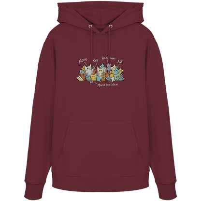 Nope, Nee, Nö Katzen - Organic Hoodie
