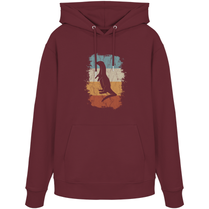 Retro Otter Fischotter Silhouette - Organic Hoodie