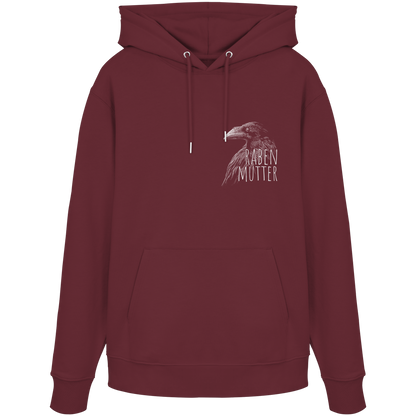 Rabenmutter schwarze Krähe Rabe - Organic Hoodie