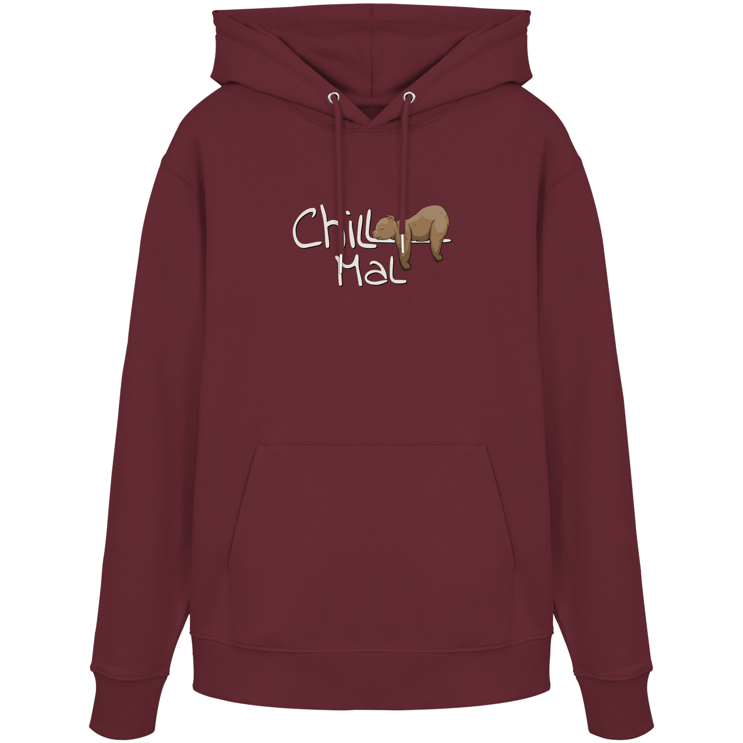 Chill Mal schläfriger Braunbär - Organic Hoodie