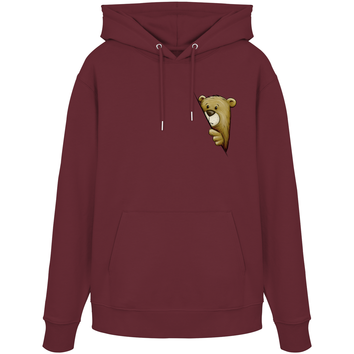 Funky Bär Illustration - Organic Hoodie