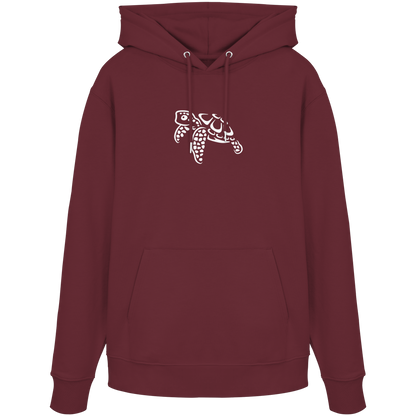 schwimmende Meeres-Schildkröte - Organic Hoodie