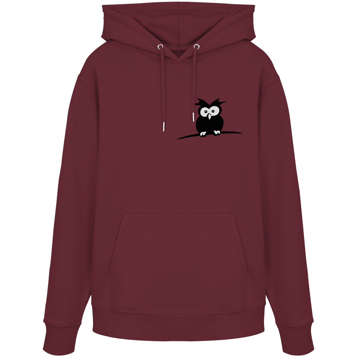 Kleine struppige Eule - Organic Hoodie