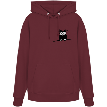 Kleine struppige Eule - Organic Hoodie