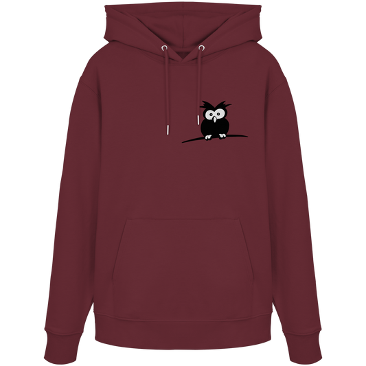 Kleine struppige Eule - Organic Hoodie