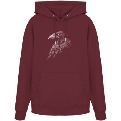Kritzelkunst Rabe Krähe - Organic Hoodie