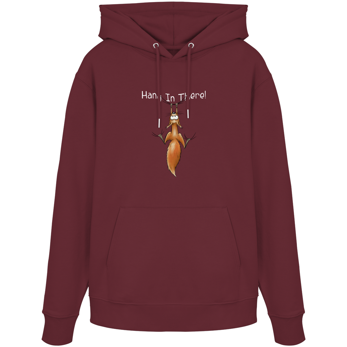 Hang In There | Lässiges Eichhörnchen - Organic Hoodie