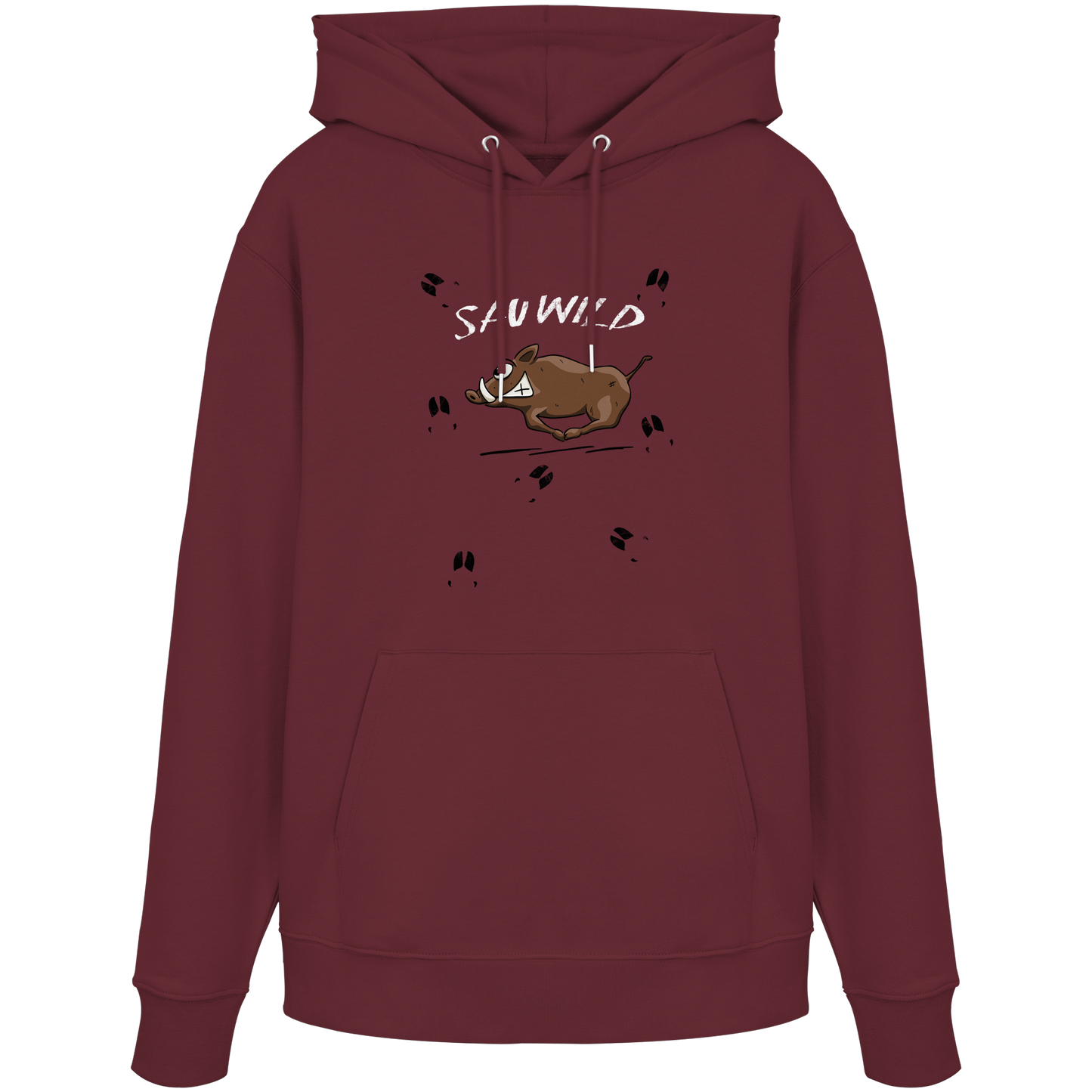 Sauwild wilde Sau | Wildschwein Keiler - Organic Hoodie