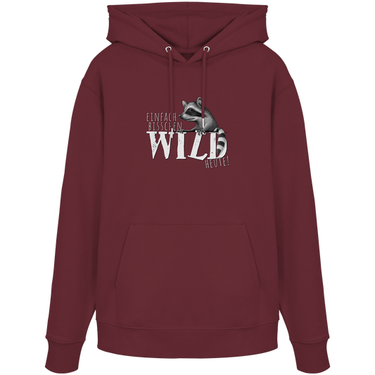 Bisschen wild heute! Waschbär - Organic Hoodie