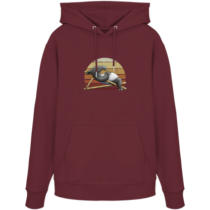 Lässiger Retro Sundown Tapir - Organic Hoodie