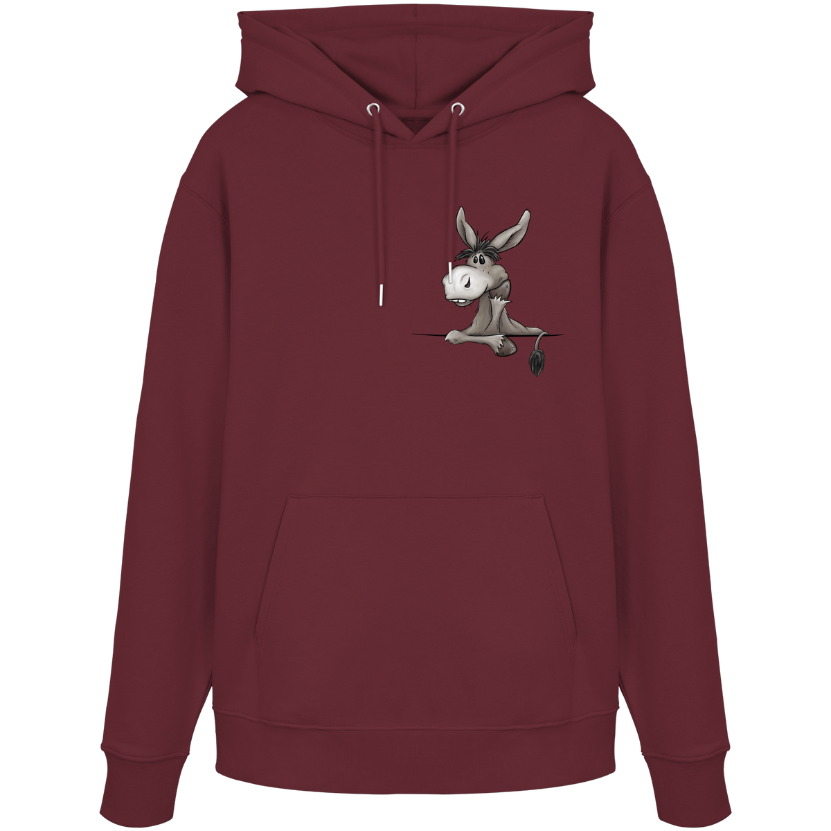 Lustiger lässiger Esel - Organic Hoodie