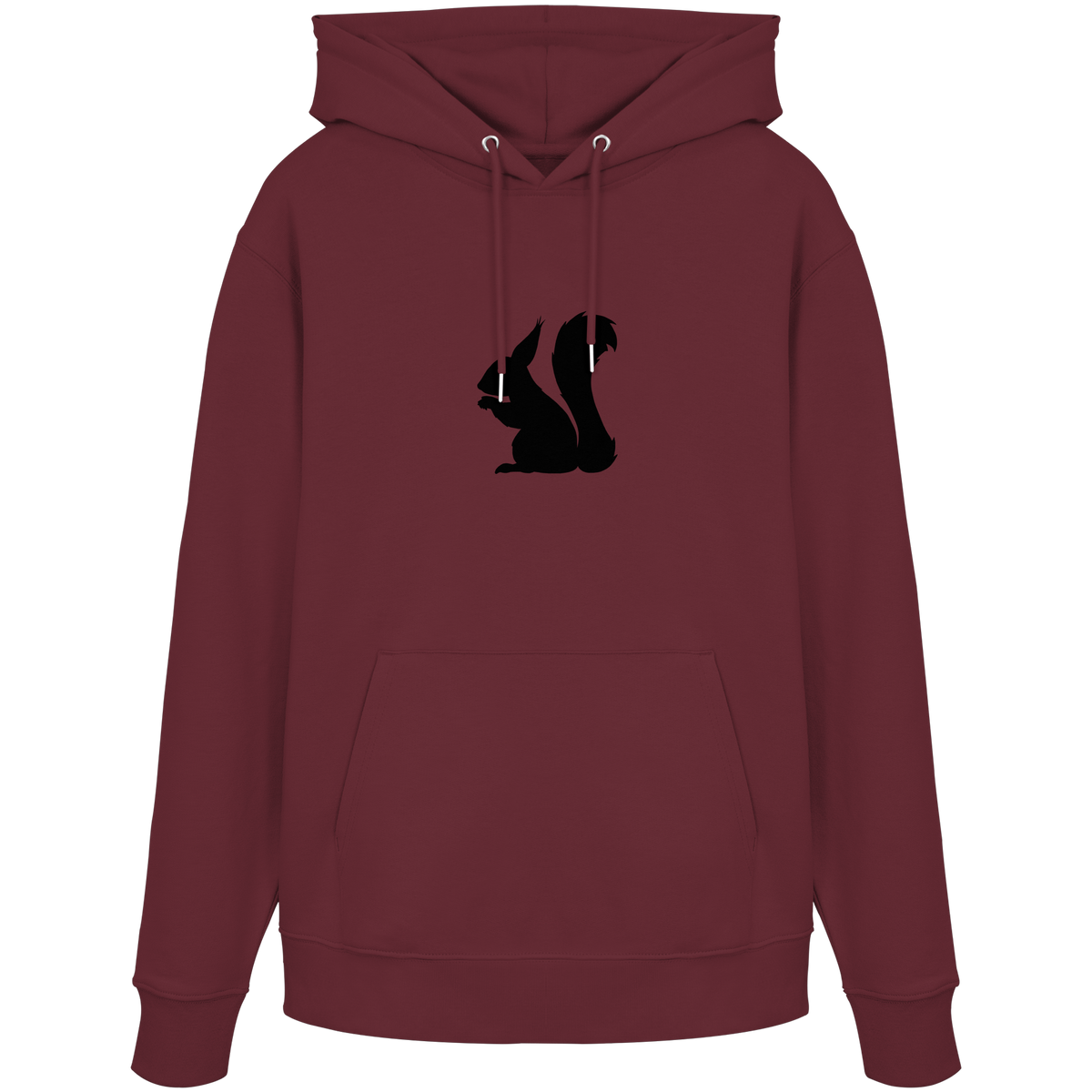 Eichhörnchen Silhouette - Organic Hoodie