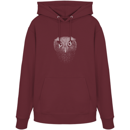Eule Kritzelkunst Illustration - Organic Hoodie