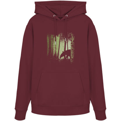 Lässiger Tapir im Zwielicht Wald - Organic Hoodie